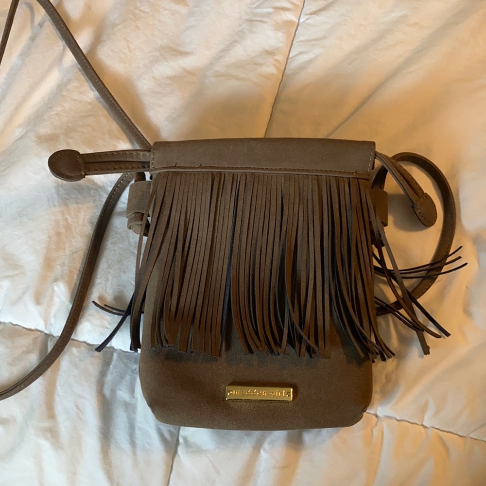 Steve Madden over the shoulder fringe bag!